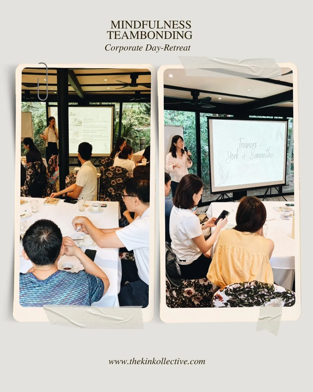 Another meaningful afternoon spent guiding a corporate team through the art of slowing down with our facilitators! 

This session introduced mindfulness in a simple, tangible way &mdash; through the making of personalised self-care candles and creati
