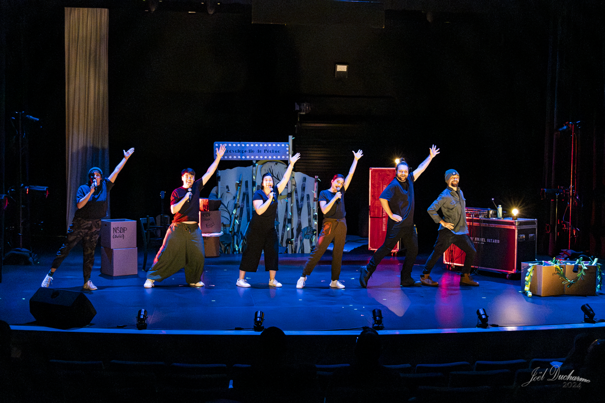 Encyclopédie de l'échec (Théâtre du Nouvel-Ontario 2024)
Photo : Joël Ducharme