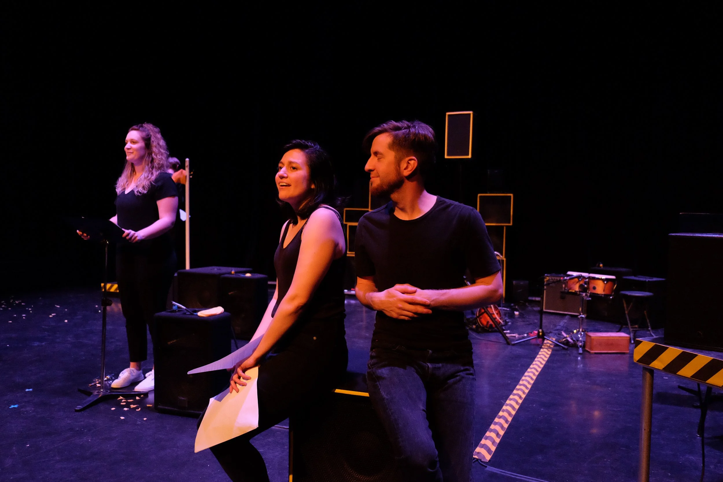 Plein la gueule (Théâtre du Nouvel-Ontario 2019) 
Photo : Brian Côté 