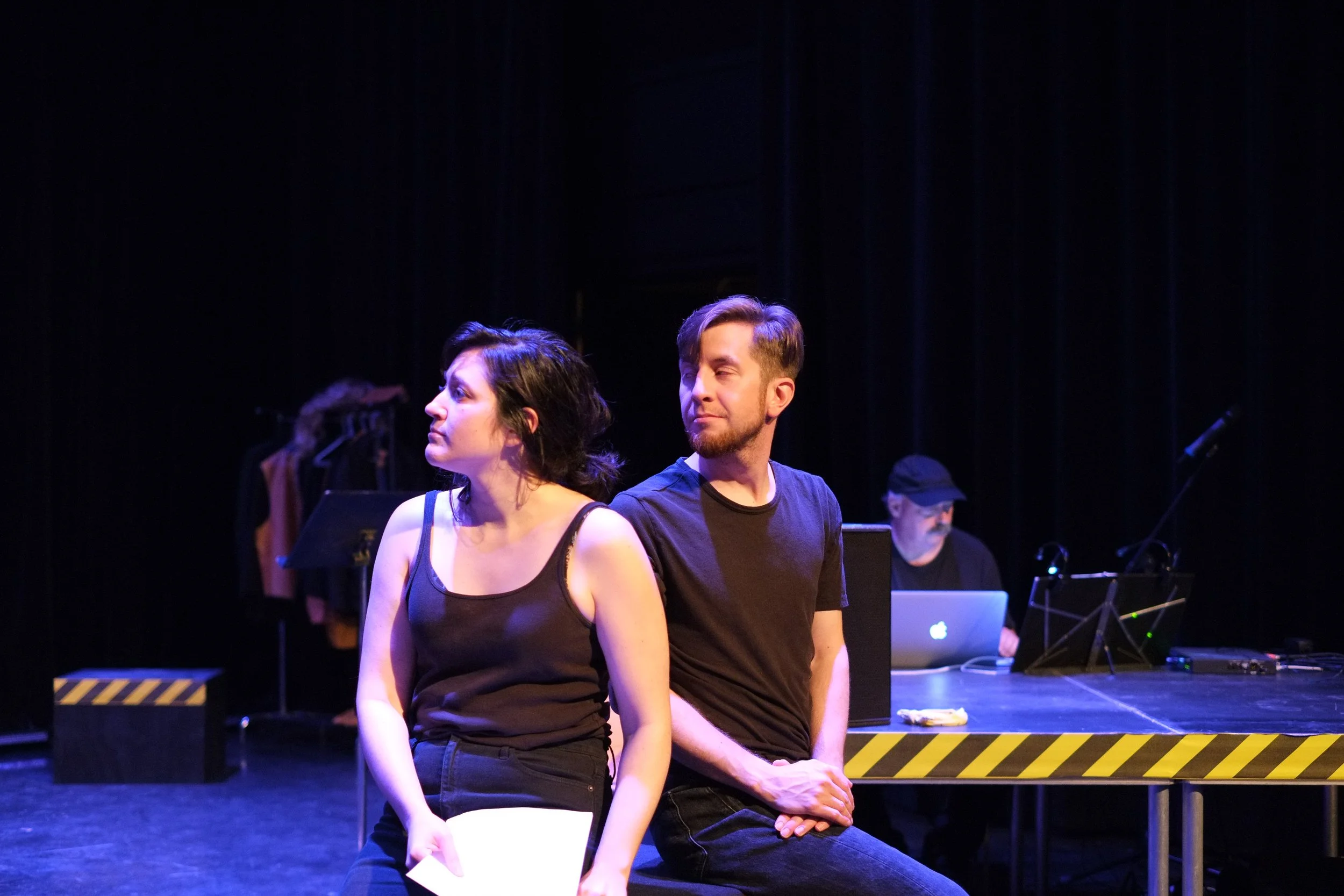 Plein la gueule (Théâtre du Nouvel-Ontario 2019) 
Photo : Brian Côté 