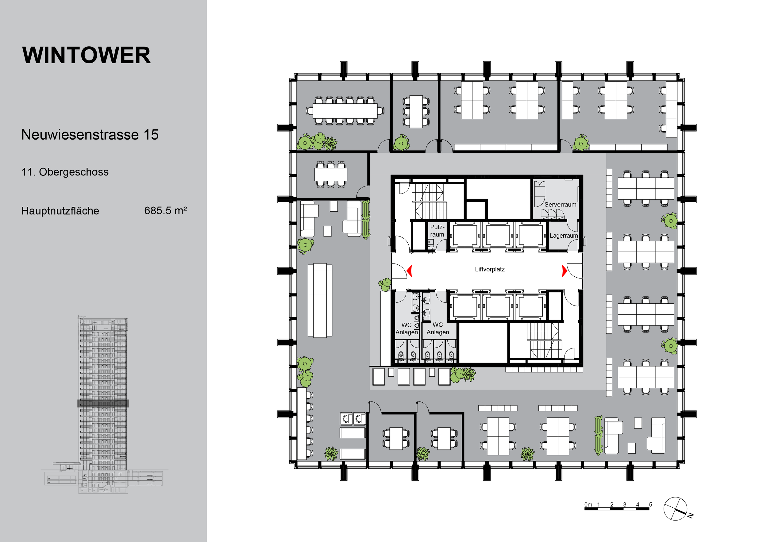 Bestehender Mieterausbau