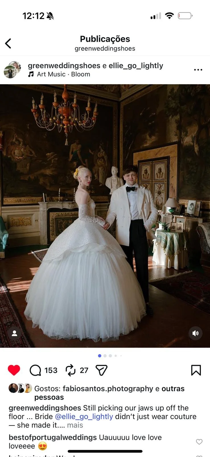 best of portugal weddings - green wedding shoes - interview