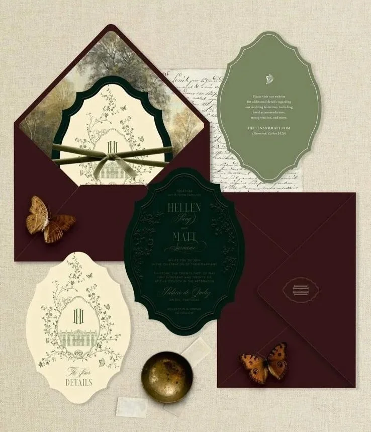 Portugal wedding, wedding stationery, Molde Design Weddings, creating elegant and bespoke stationery for destination weddings