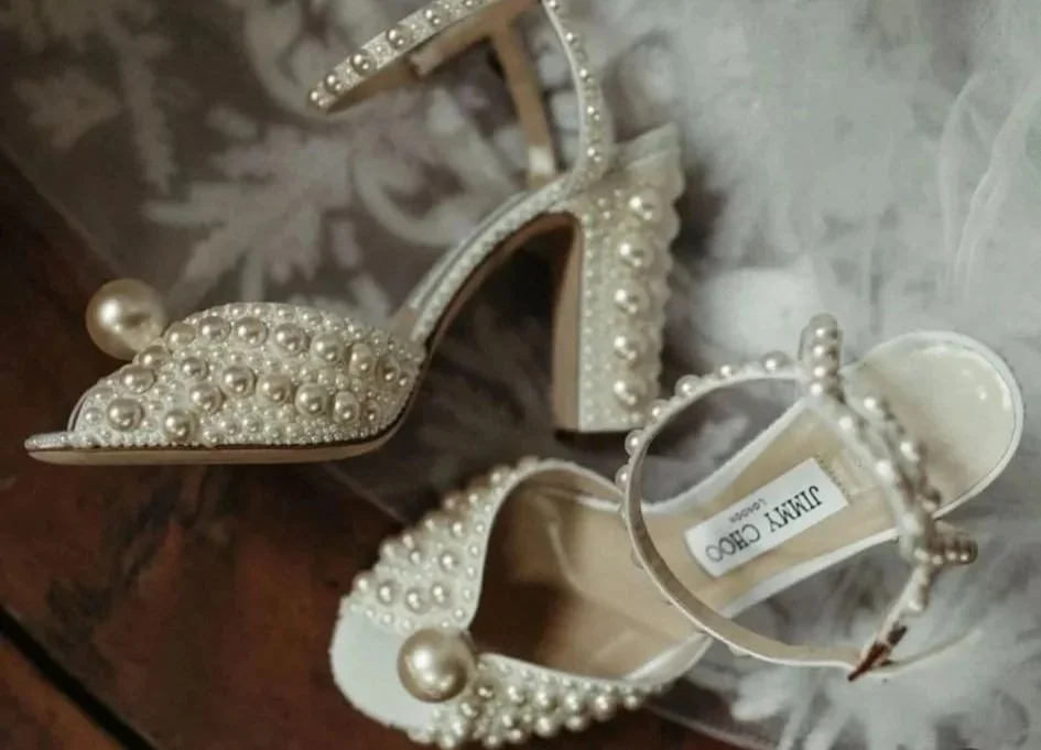 best of portugal weddings - green wedding shoes - interview