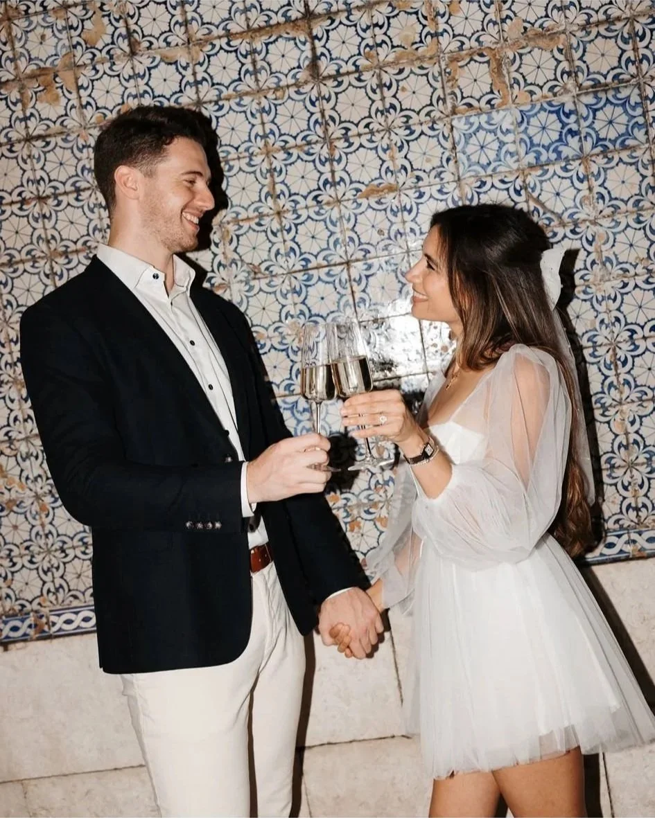 Chic city wedding in Lisbon