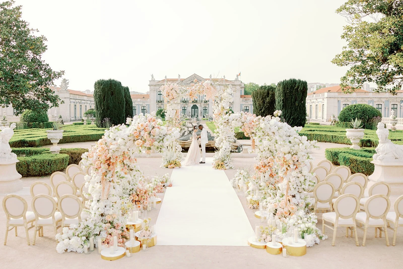 Portugal wedding, floral designer, Decorelle, creating elegant and bespoke floral designs for destination weddings