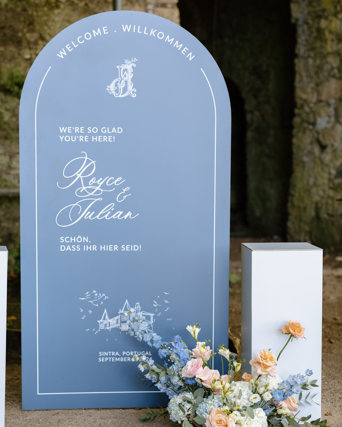 Portugal wedding, wedding stationery and design, In Love Weddings, creating elegant and bespoke wedding stationery and design elements for destination weddings