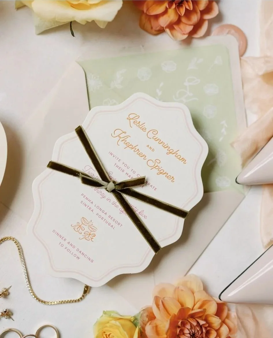 Portugal wedding, wedding stationery, Molde Design Weddings, creating elegant and bespoke stationery for destination weddings