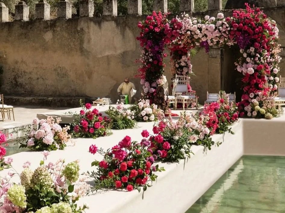 decorelle, destination wedding, floral design