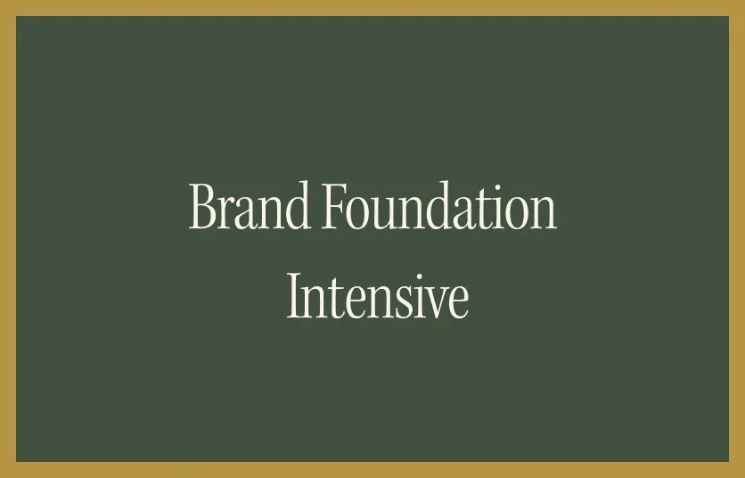 Brand Foundation Intensive (Brand Camp 101)