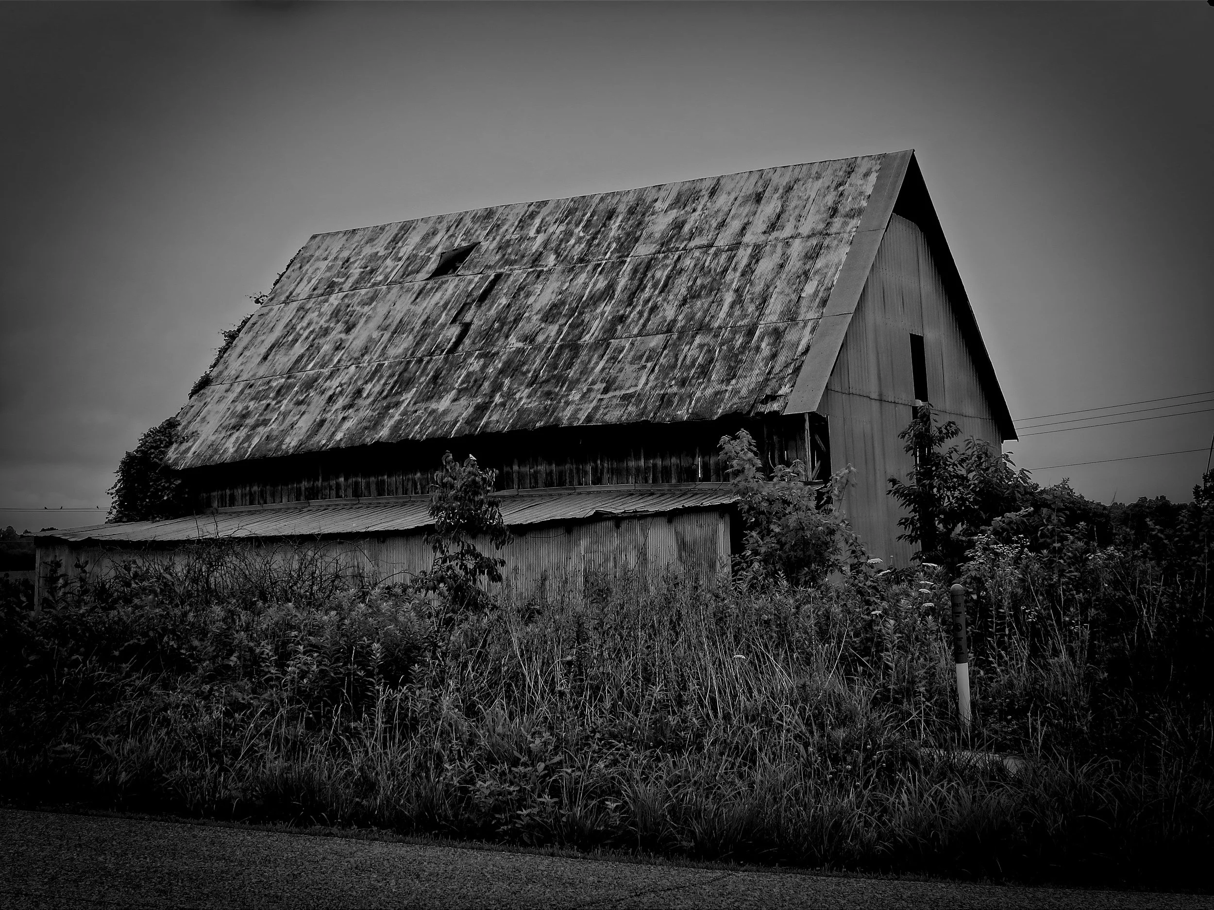 Lots of old barns