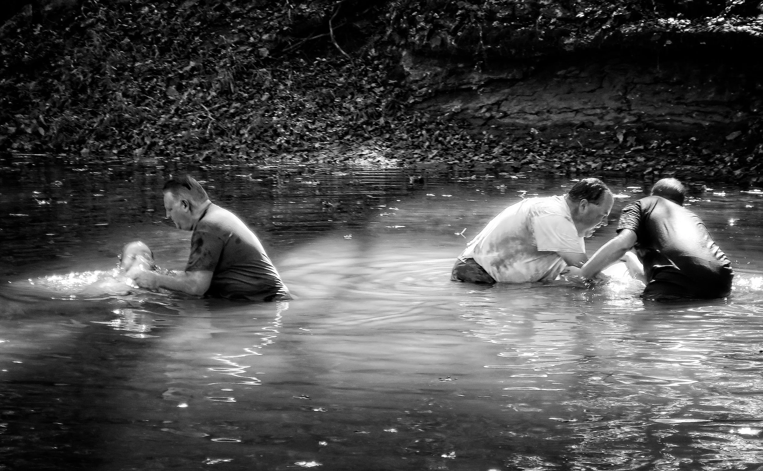 Baptism at Sycamore Springs Park