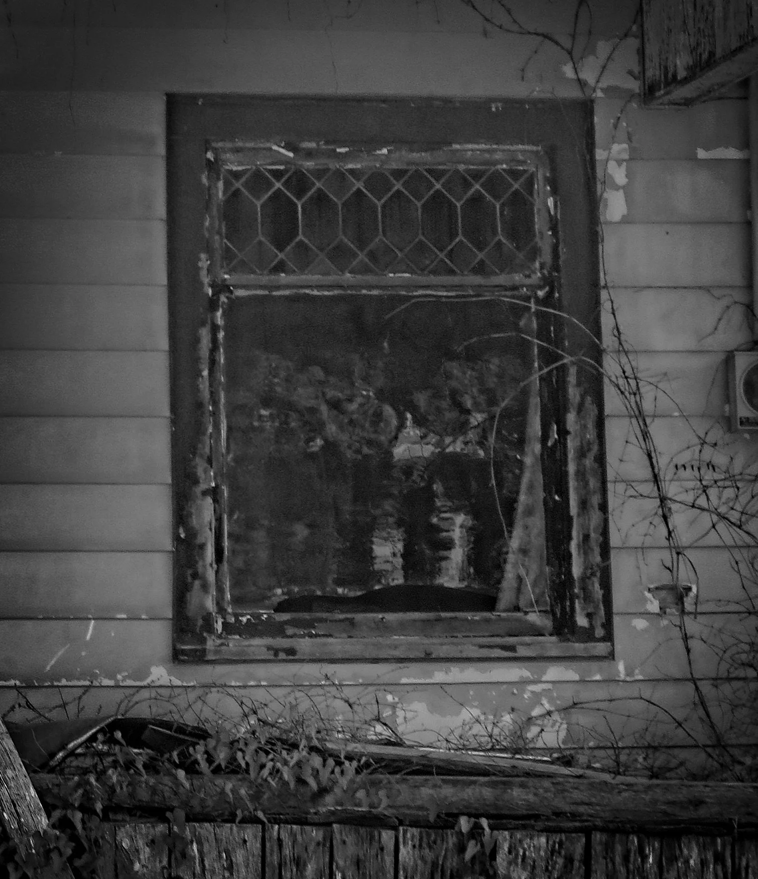 Old home window in Eckerty