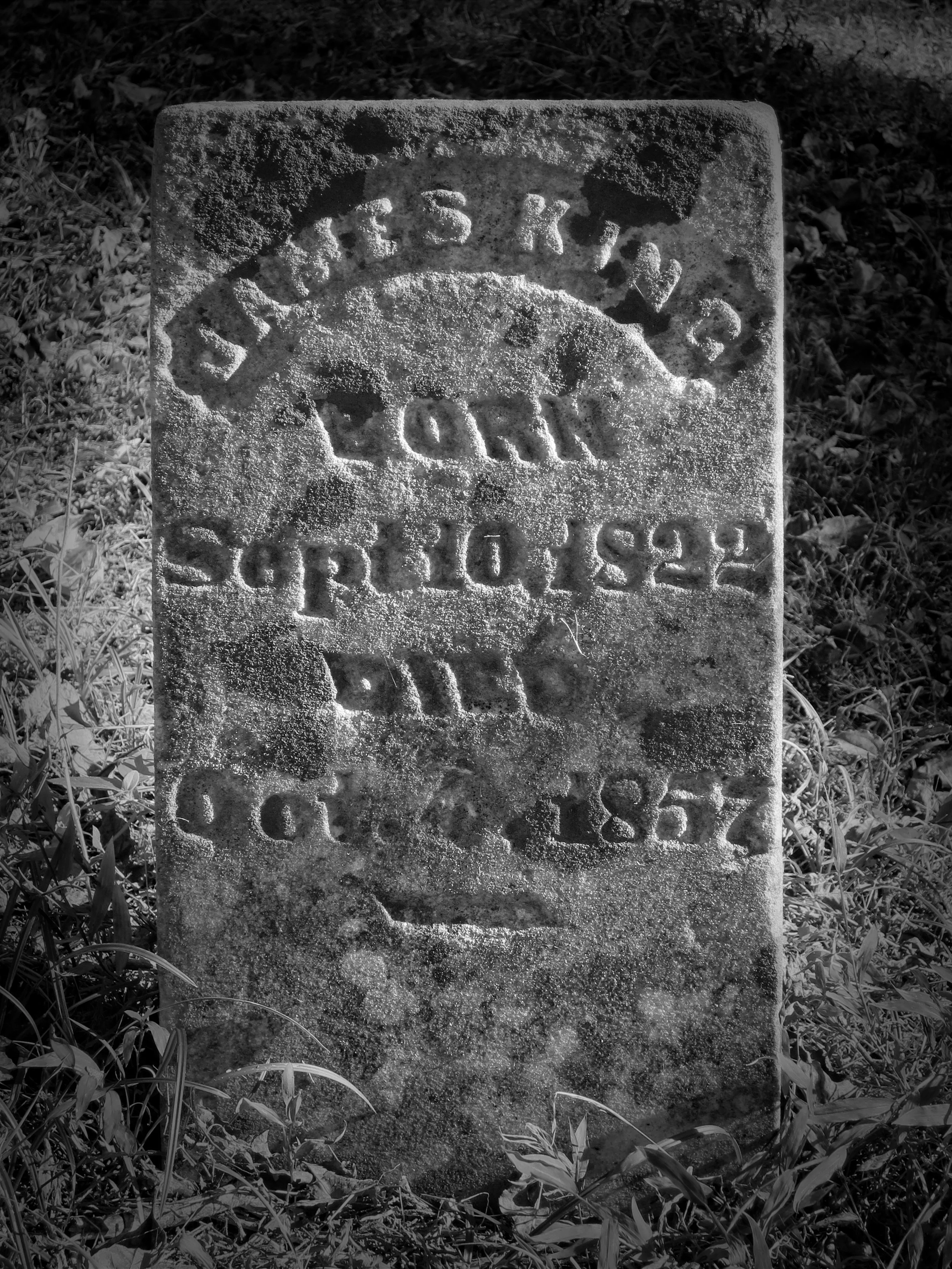 King Cemetery Monument