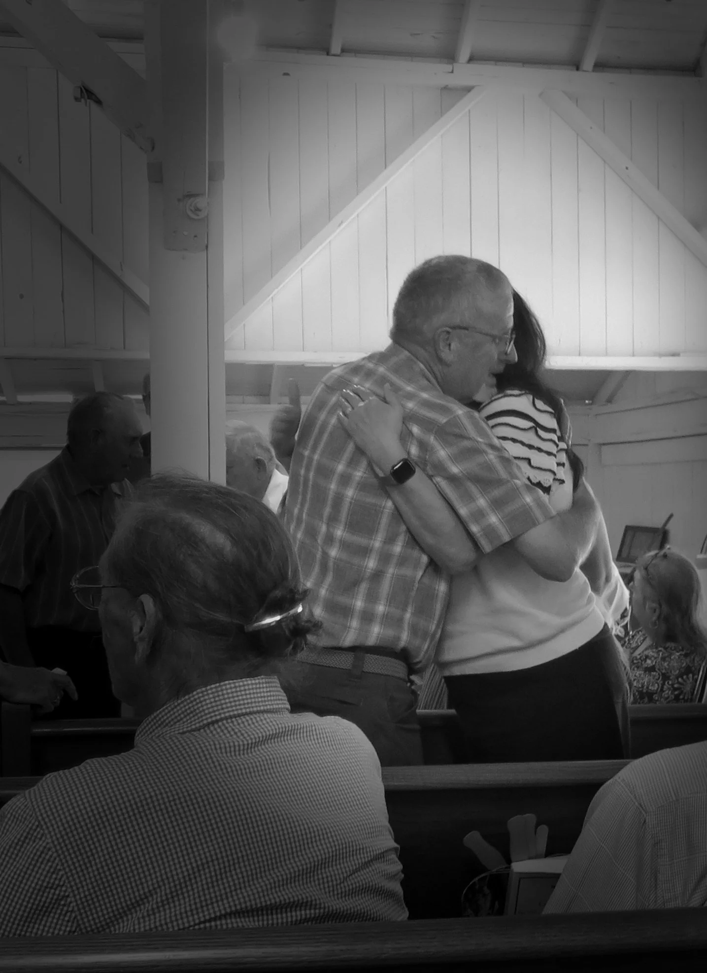 Fellowship at the Eckerty Camp Meeting