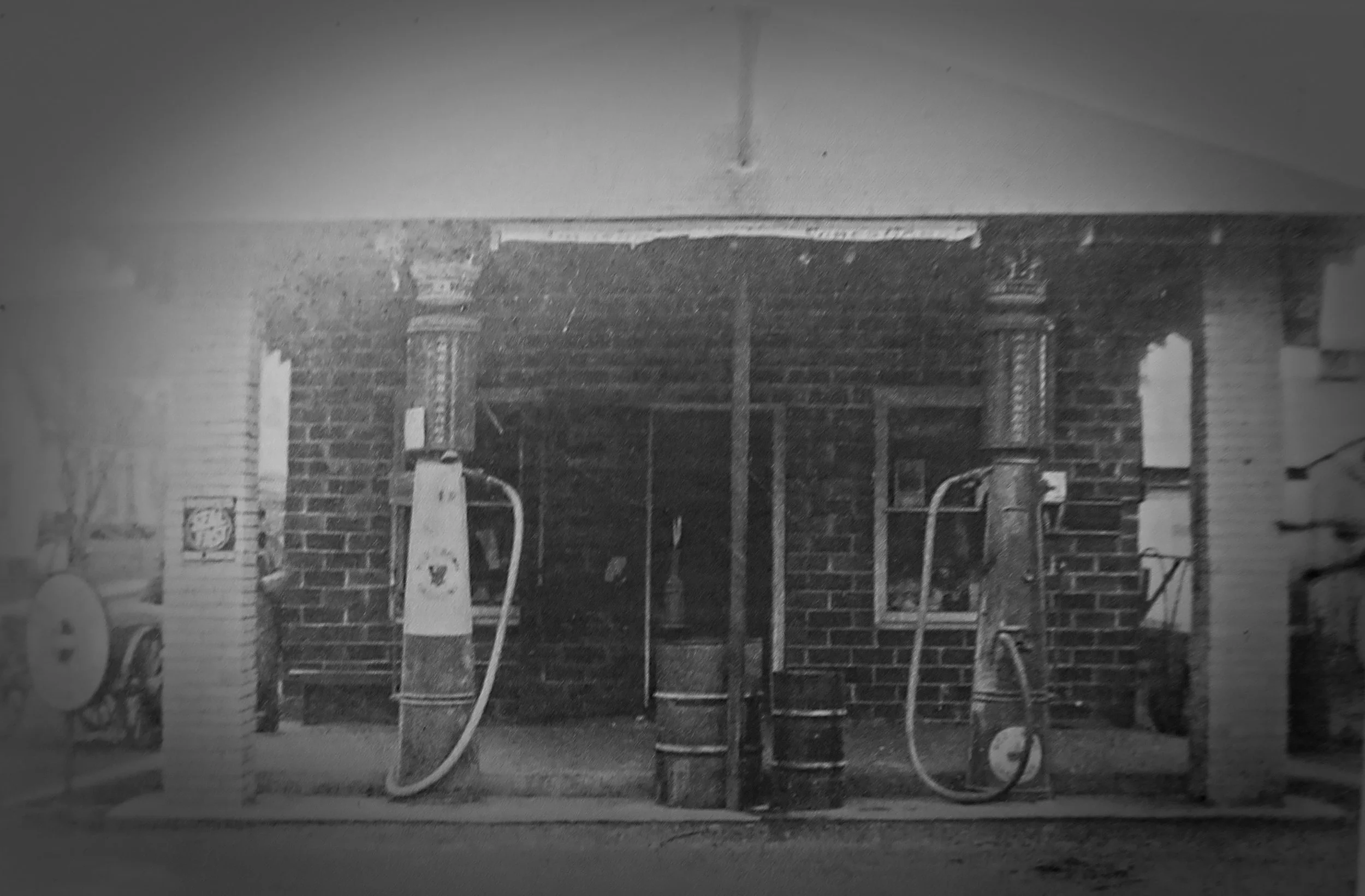 Lone Brothers Gas Station by the feed mill