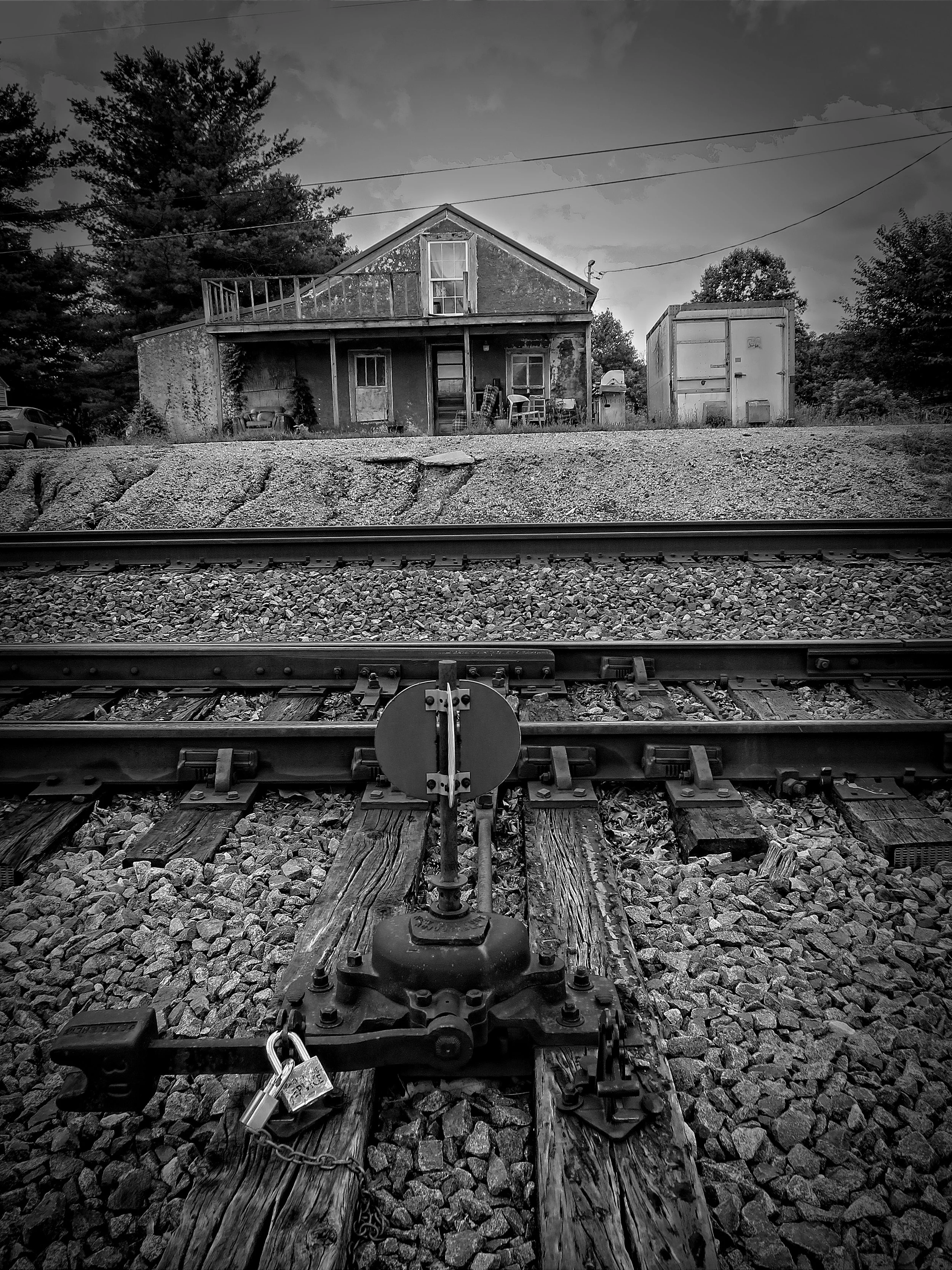 Home by RR Tracks in Taswell