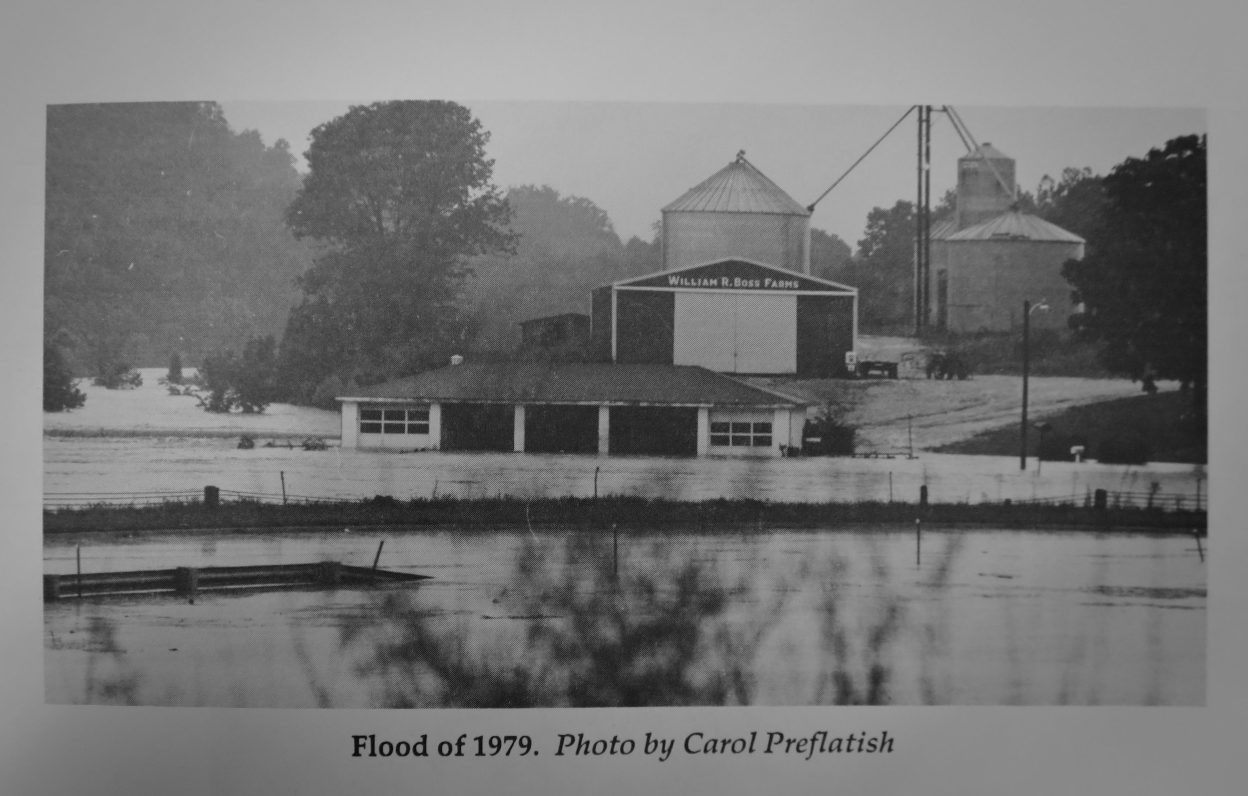 William R Boss Farms during the 1979 flood