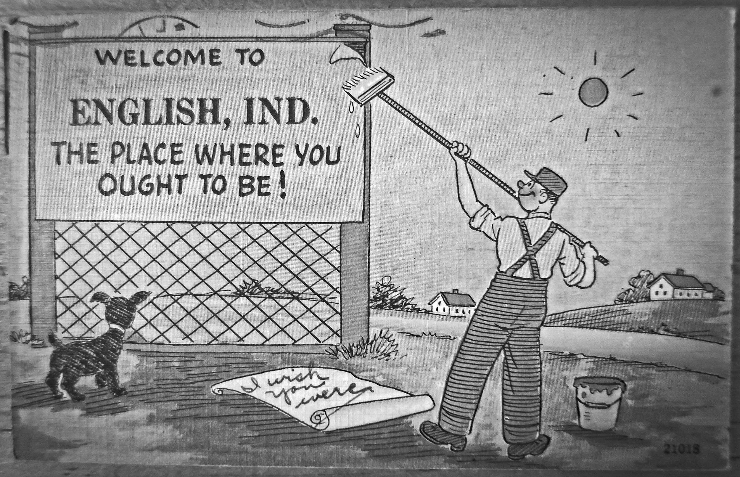 Old English Postcard
