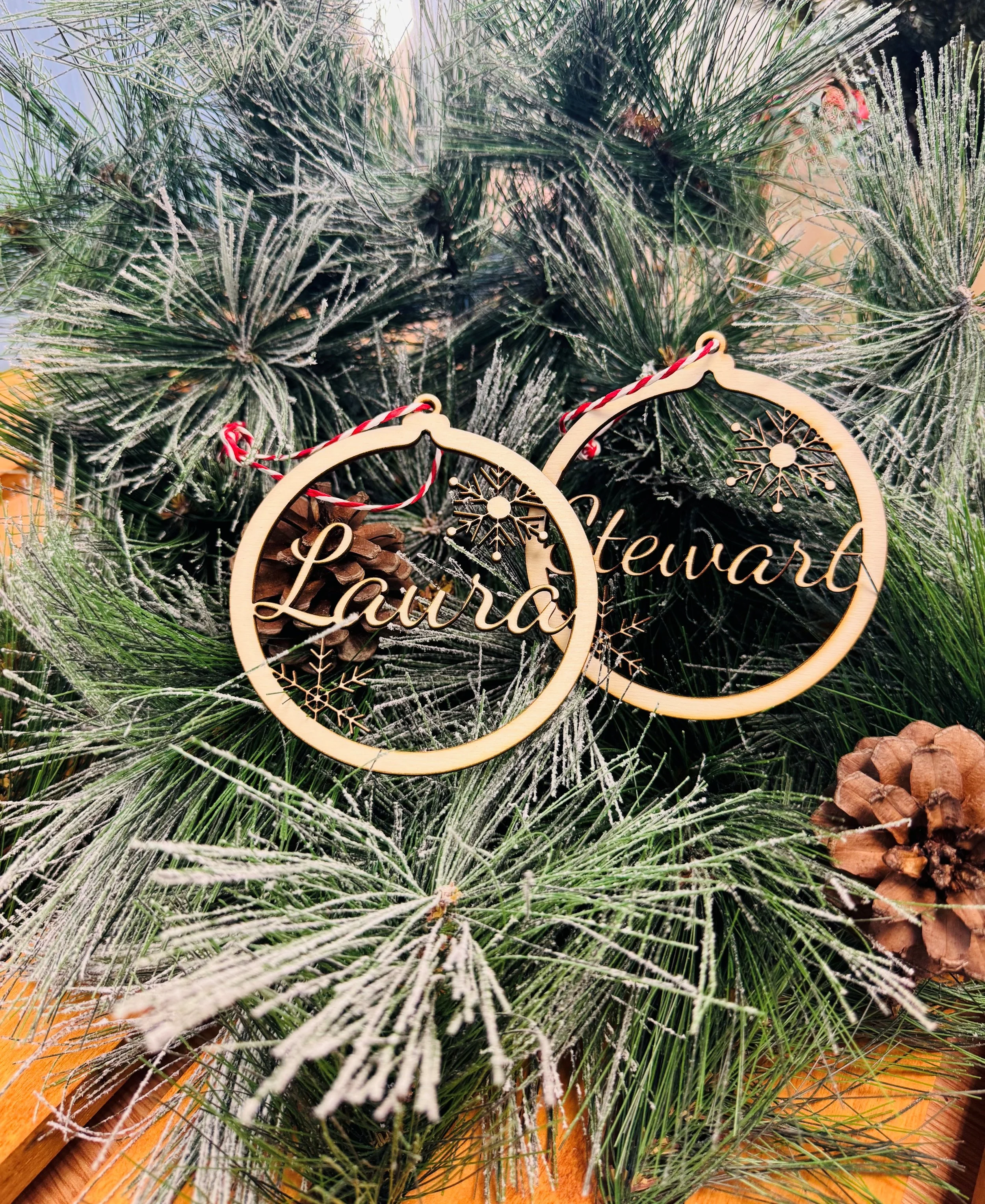 Personalised Wooden Ornament