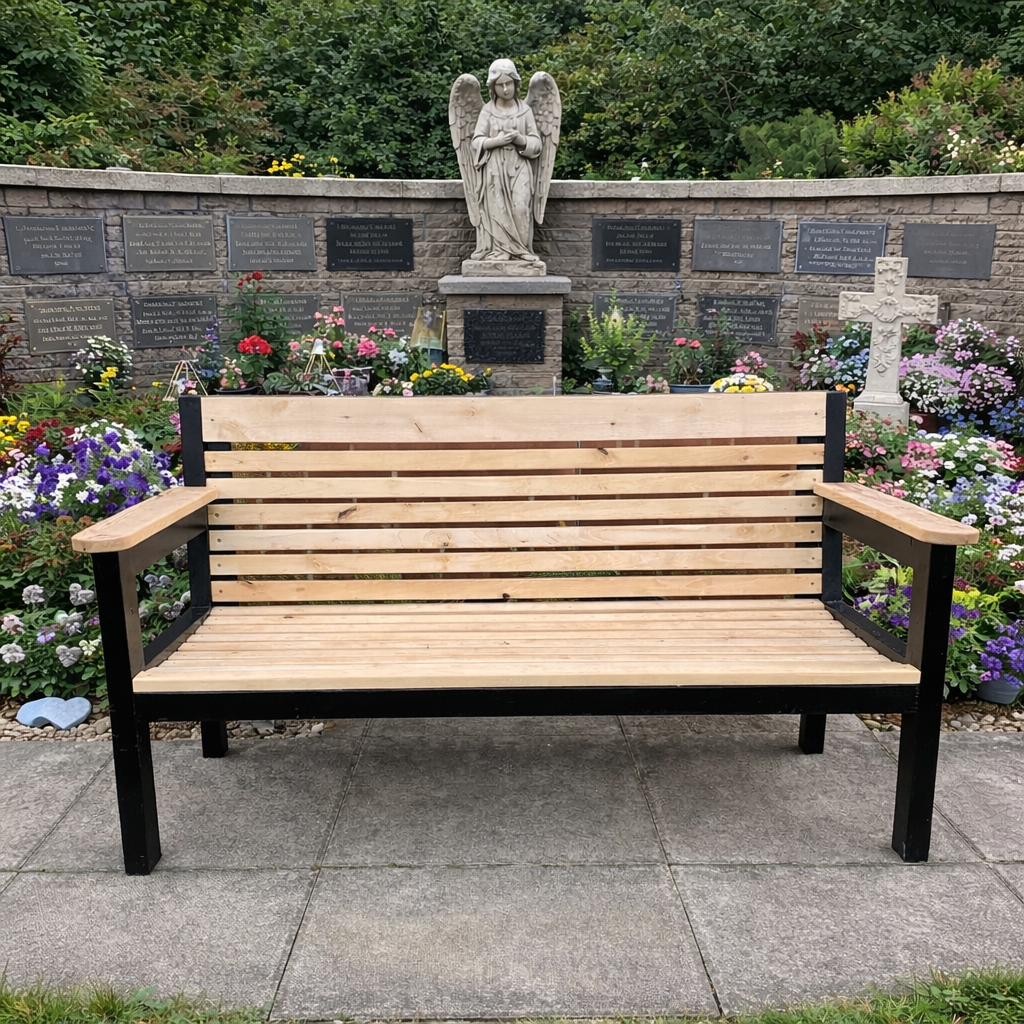 Made to Order Engraved Garden Bench