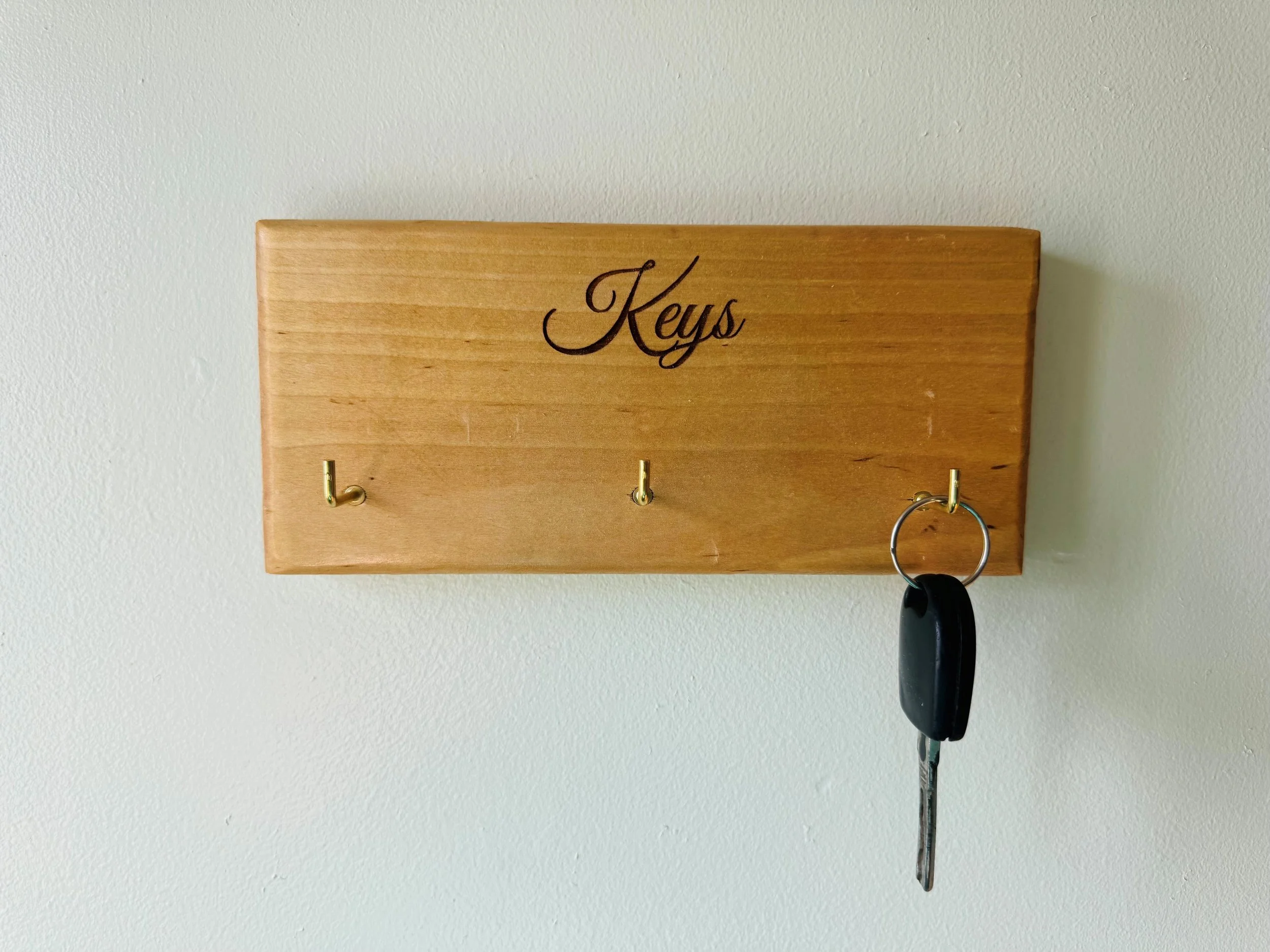 Handcrafted Wooden Key Holder