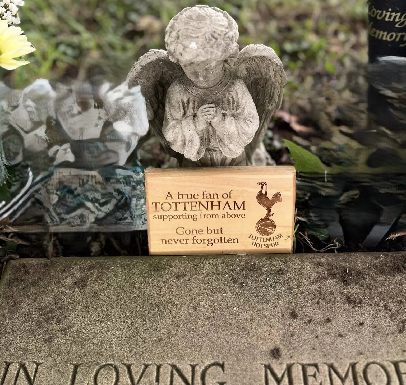 Personalised Football Memorial Sign (Any Team)