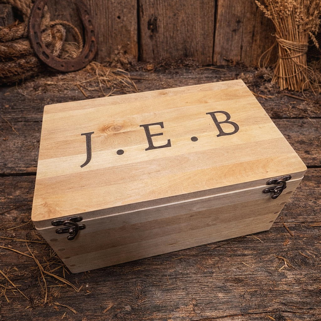 Personalised Hardwood Chest