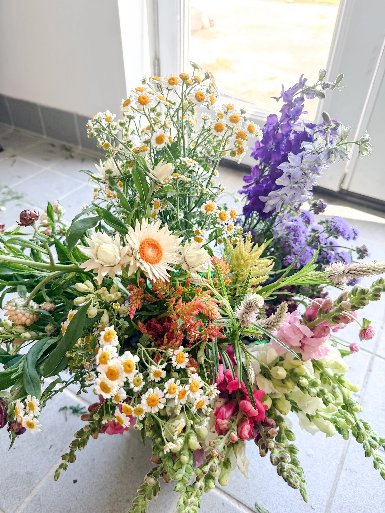 DIY Bucket of Blooms