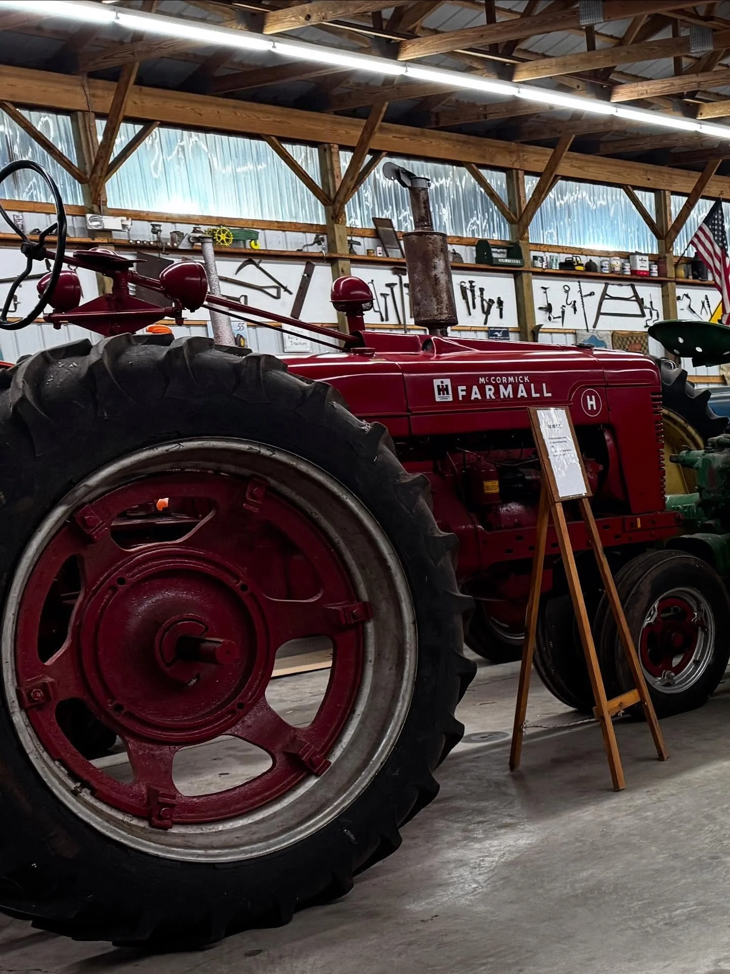 Yesterday at the Berlin Fair I wandered into the agricultural building and it was like stepping back in time 🚜✨ Seeing all the tractors, tools, and history of farming up close was such a cool experience. I&rsquo;m so appreciative of the Berlin Fair 