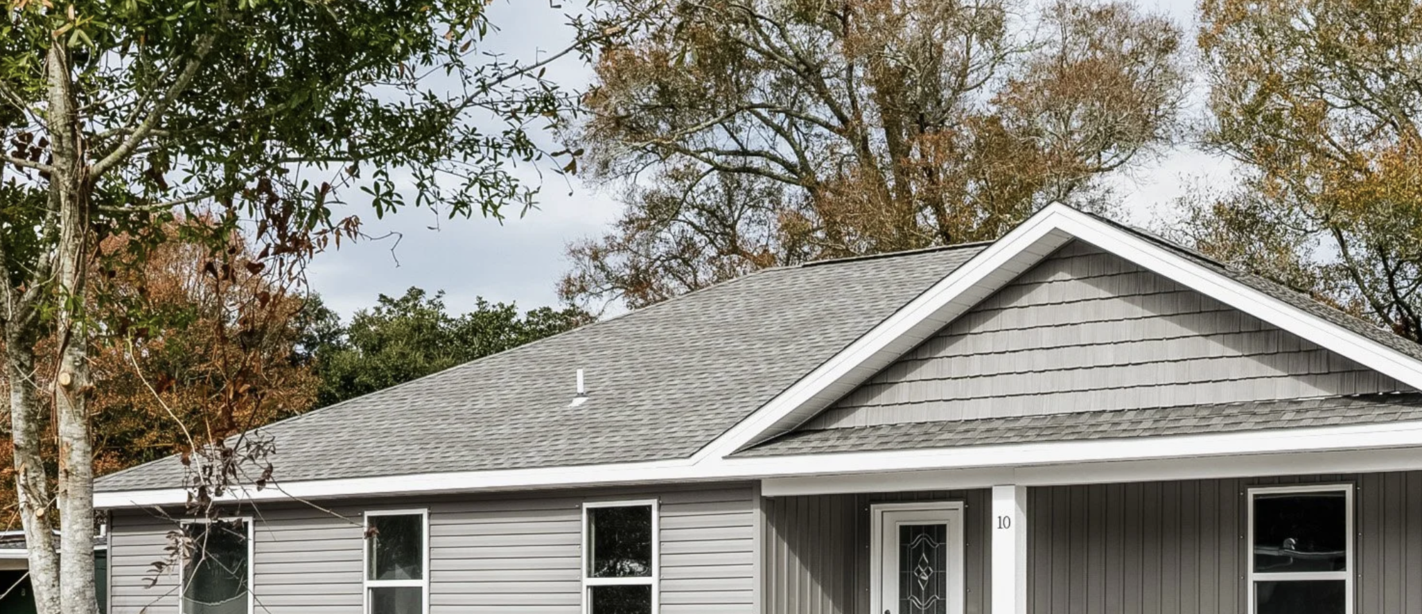 Roof that we installed on a Pensacola home