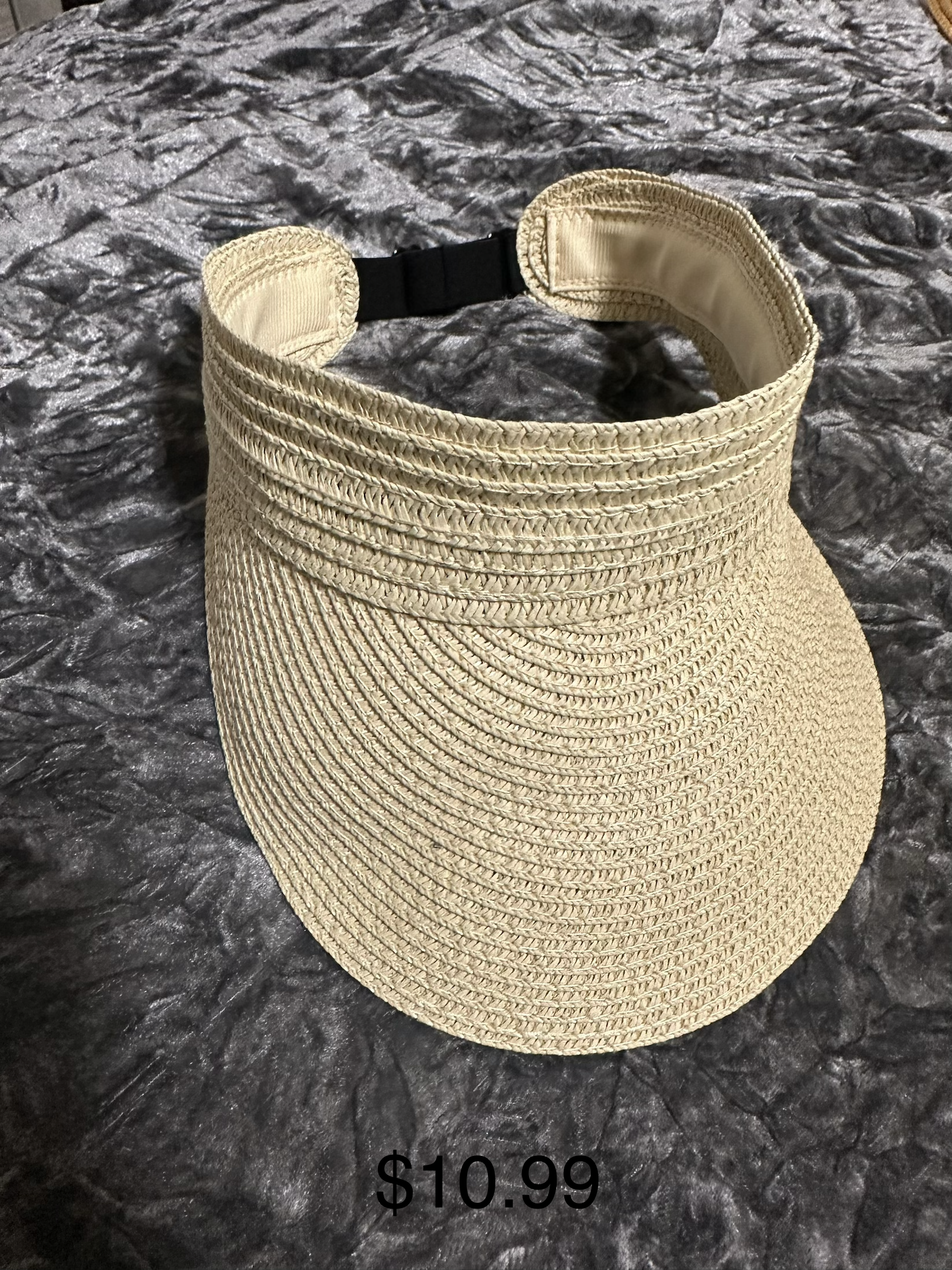 Solana Woven Visor ( Sand Color )
