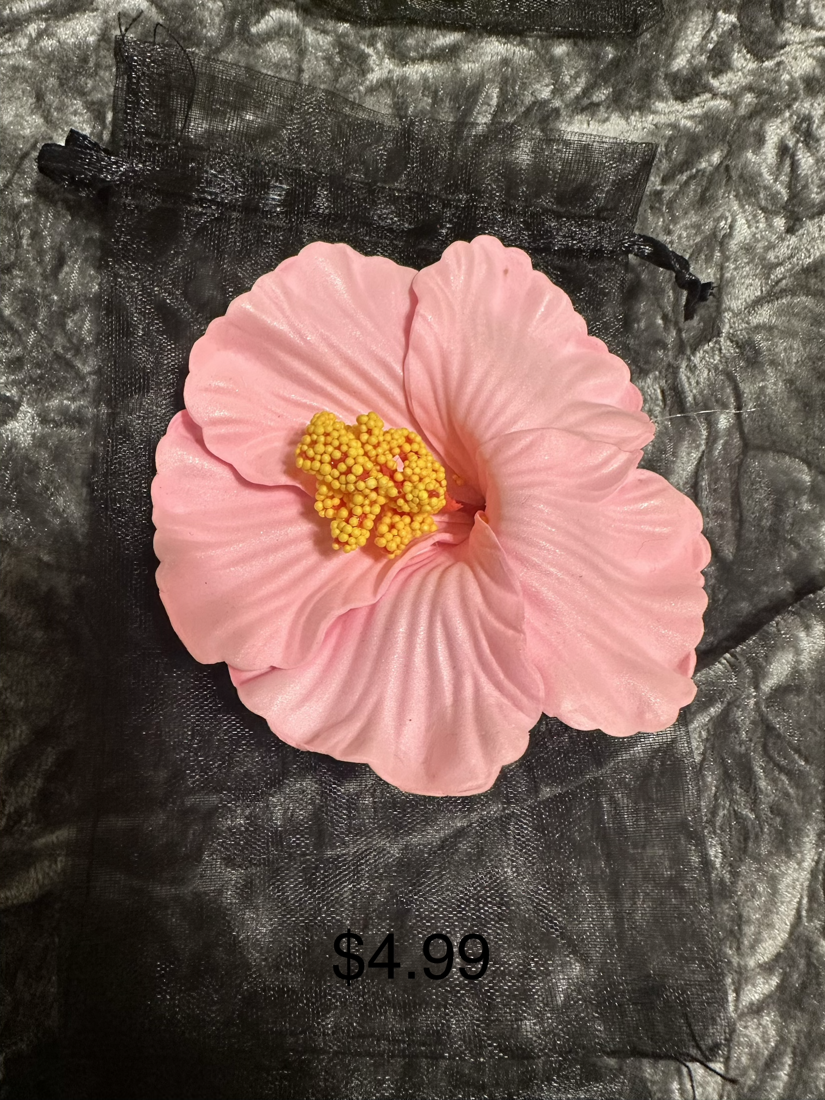 Pink Paradise Bloom Hair Clip