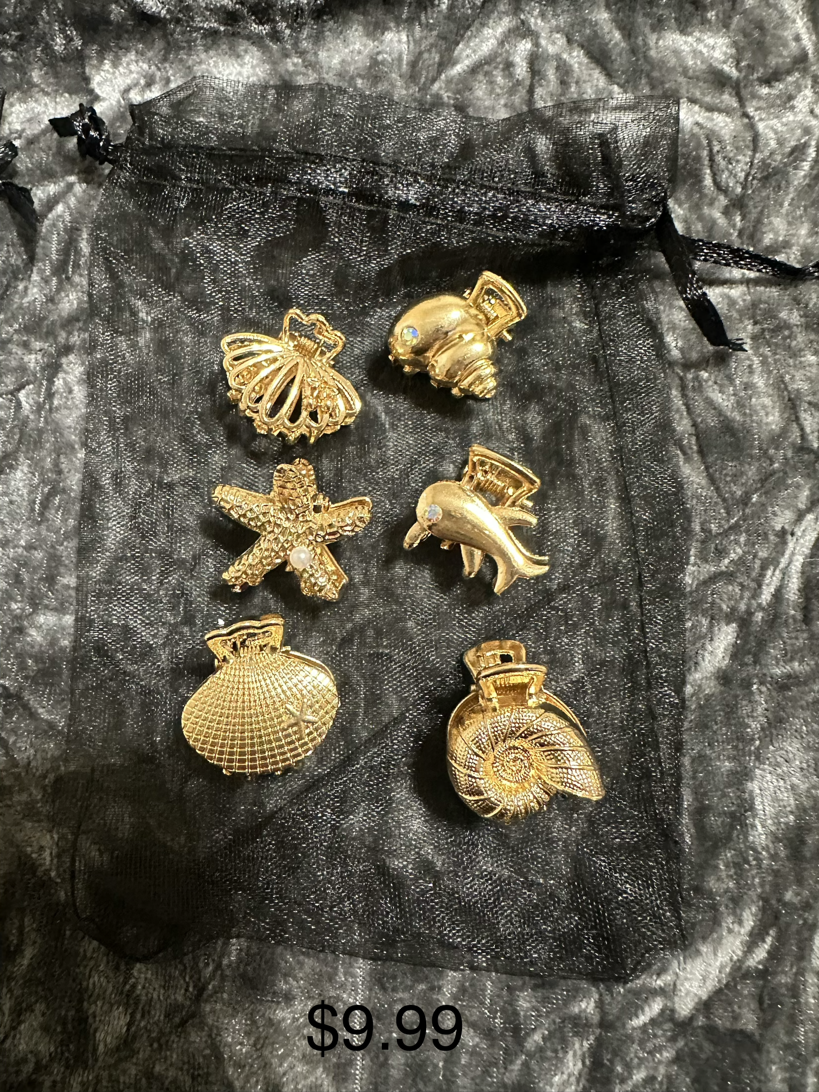 Amalfi Ocean Set of 6 Mini Clips