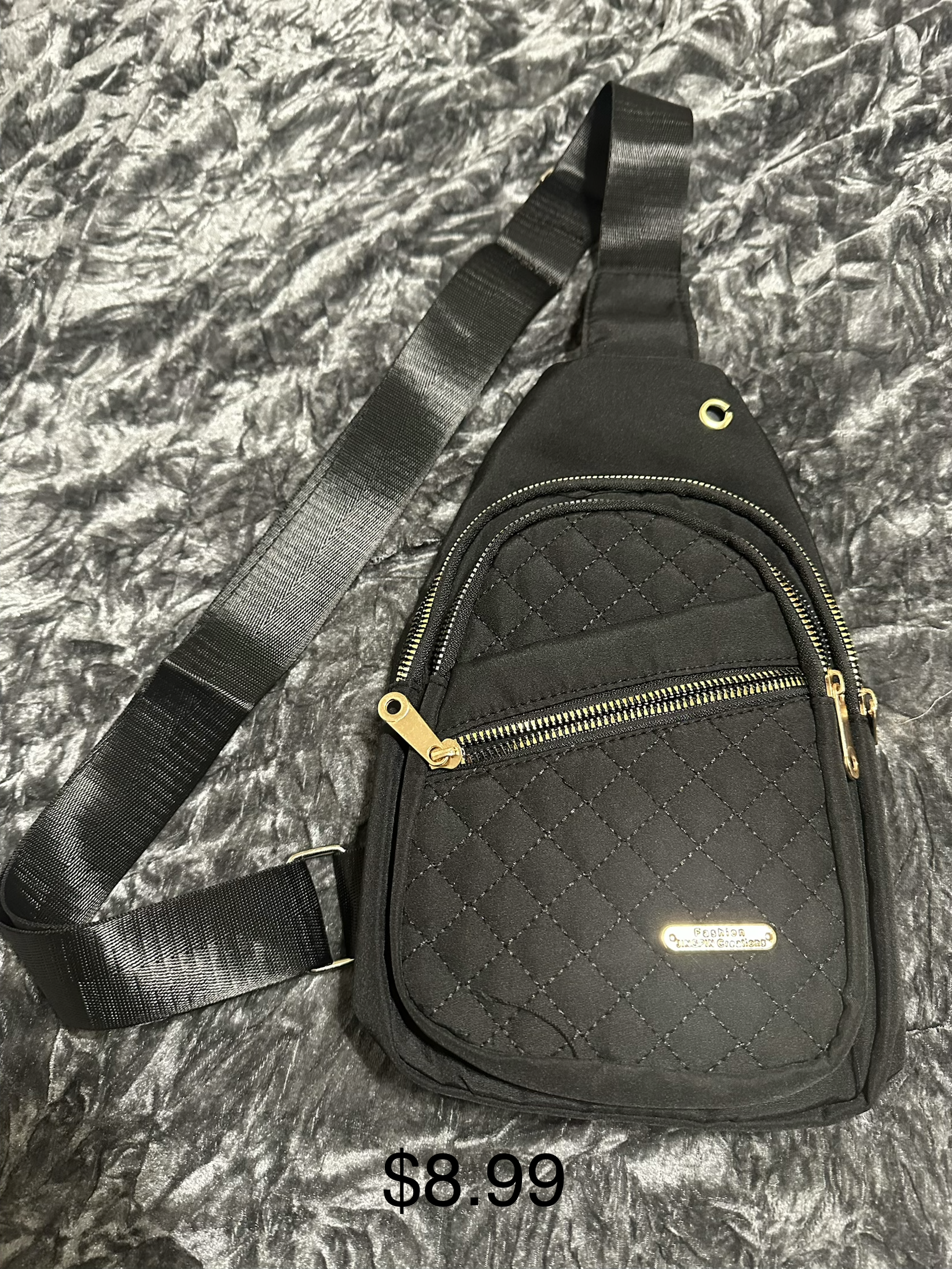 Noir Quilted Sling