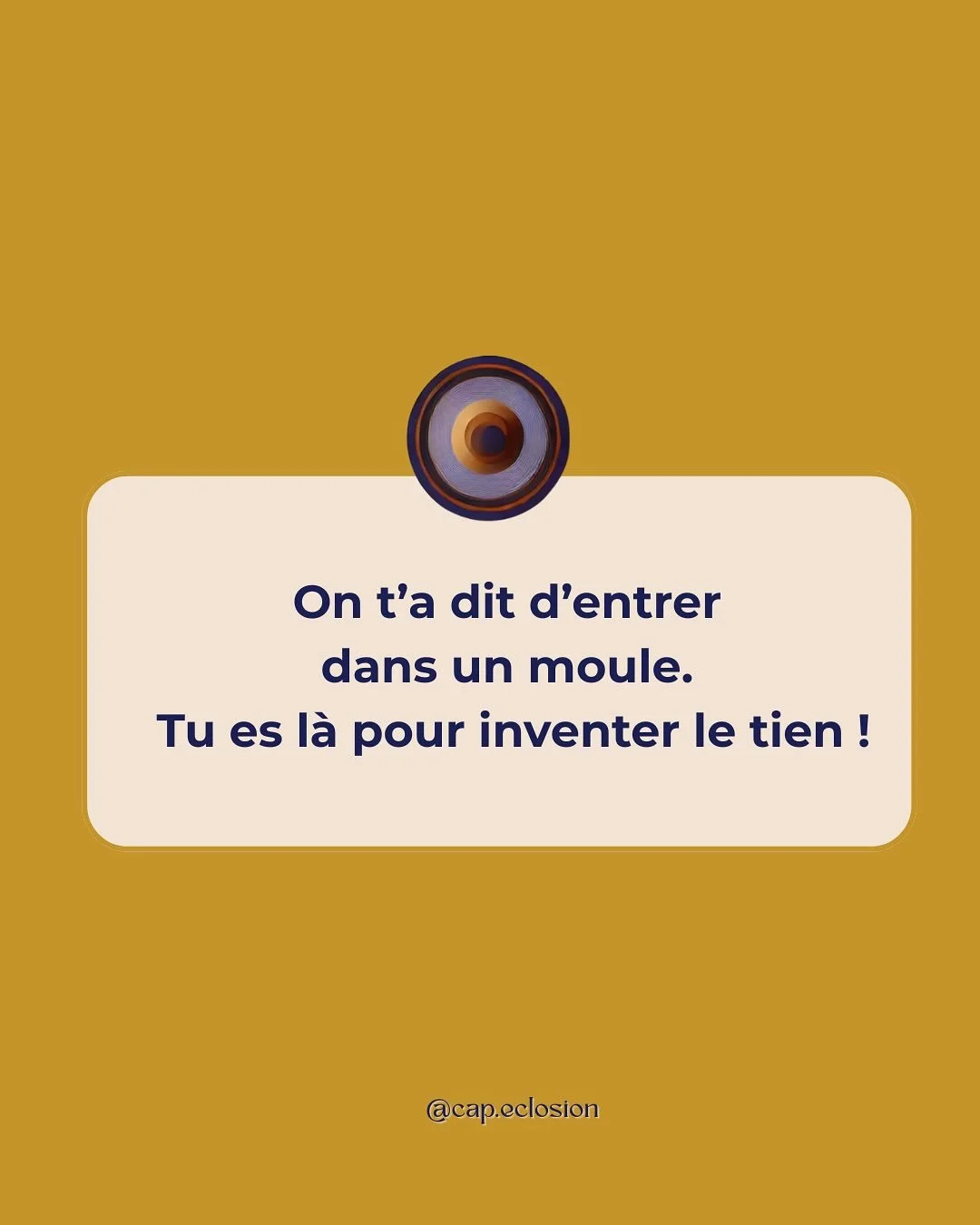 ✨ &Agrave; toi qui cr&eacute;es hors des cases, qui jongles avec mille id&eacute;es et mille &eacute;lans&hellip; Ceci est pour toi est prend le comme une respiration. 
☀️ Chaque message est un rappel : ta diff&eacute;rence est un chemin, pas un obst