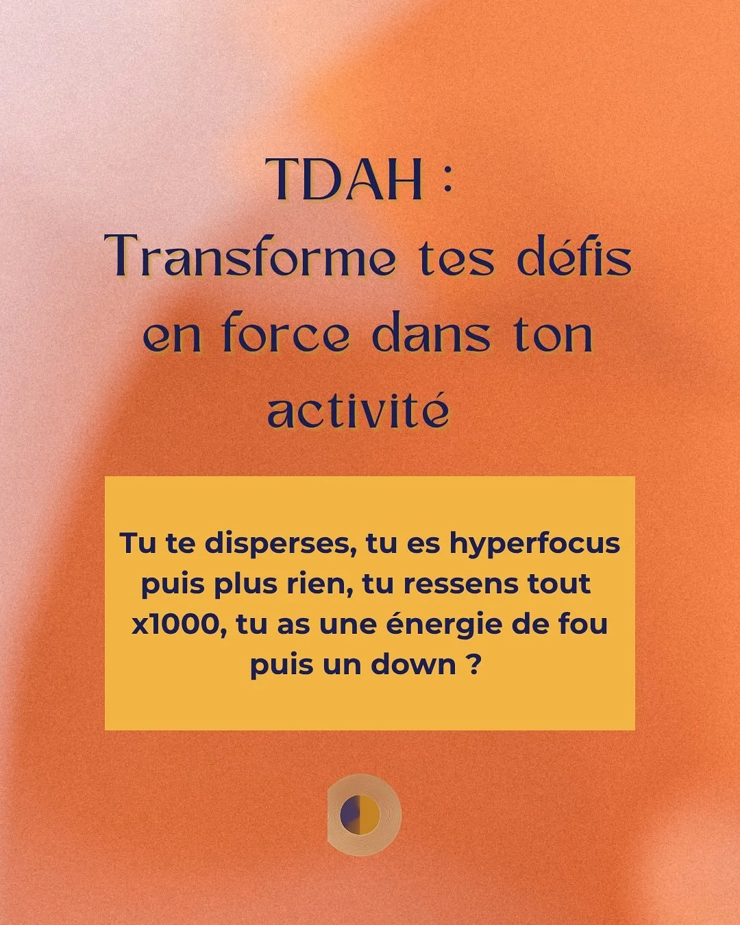 Ta NeuroAtypie n&rsquo;est pas une faille : c&rsquo;est un moteur puissant quand tu apprends &agrave; l&rsquo;&eacute;couter. Tu es une entrepreneuse intuitive, cr&eacute;ative et audacieuse.  Il te suffit d&rsquo;adapter ton cadre &agrave; ton fonct