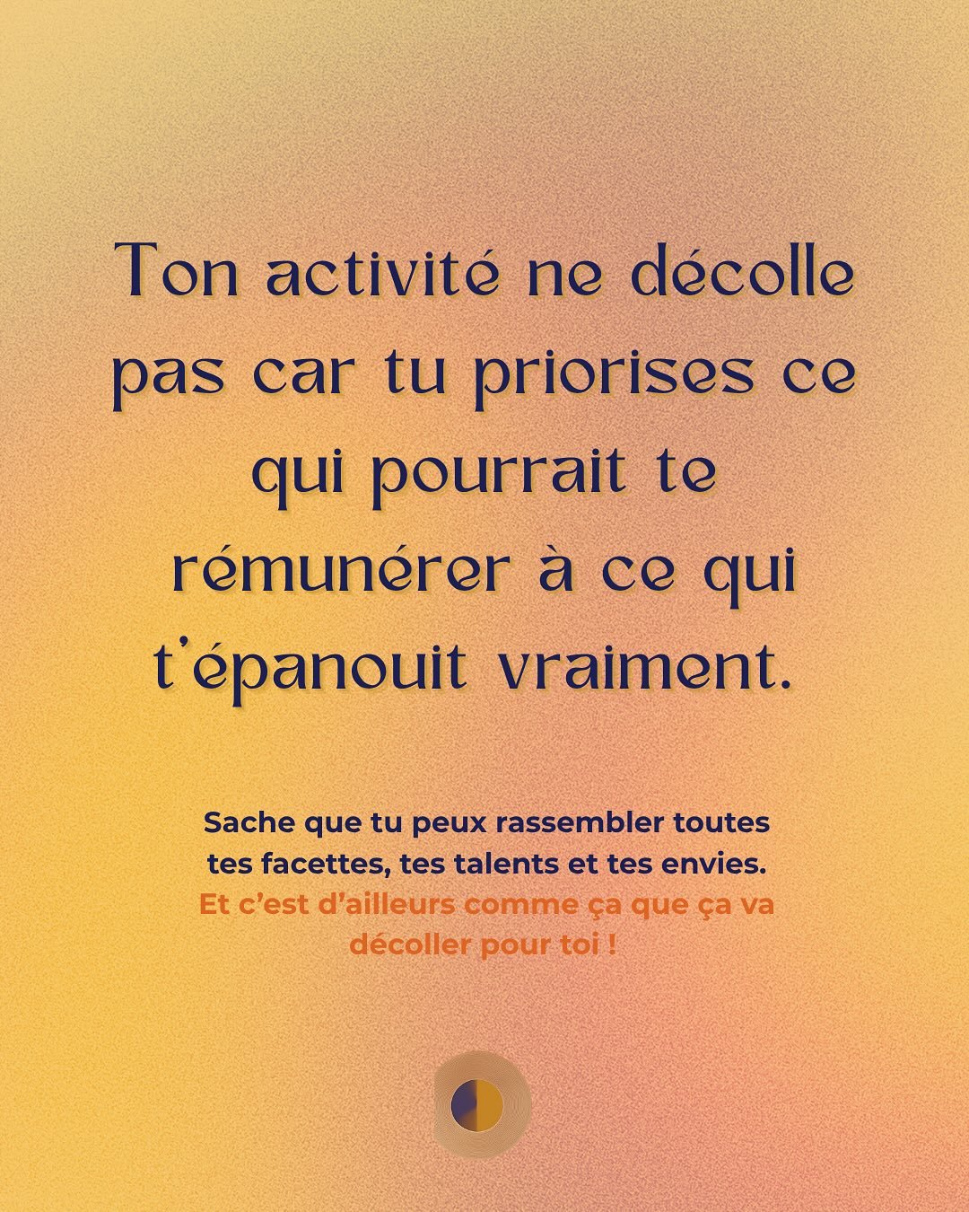 Et si tu n&rsquo;avais pas besoin de choisir entre toutes tes facettes pour r&eacute;ussir ?  
Entrepreneuse multipotentielle, tu t&rsquo;es peut-&ecirc;tre d&eacute;j&agrave; demand&eacute;e :  Faut-il que je me sp&eacute;cialise ? Est-ce que je peu