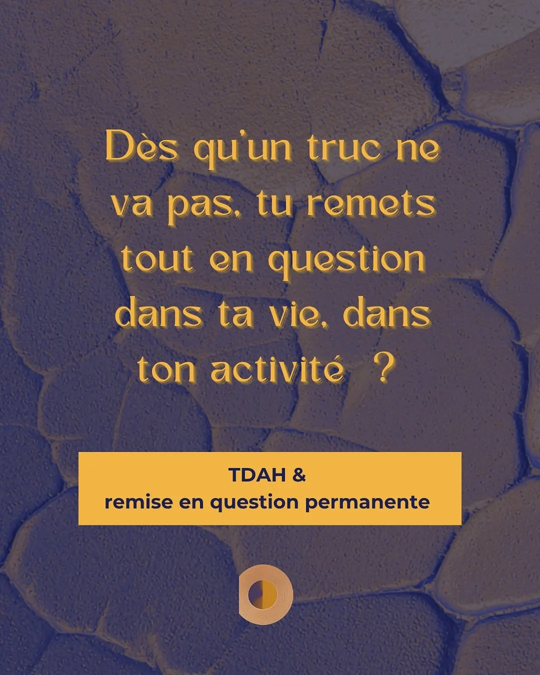 Tu remets souvent tout en question quand &ccedil;a ne va pas ?   C&rsquo;est normal, c&rsquo;est ton cerveau qui fonctionne comme &ccedil;a :)   Je t&rsquo;explique comment canaliser cette hyperanalyse et retrouver ta stabilit&eacute; 
 📅 Rejoins mo