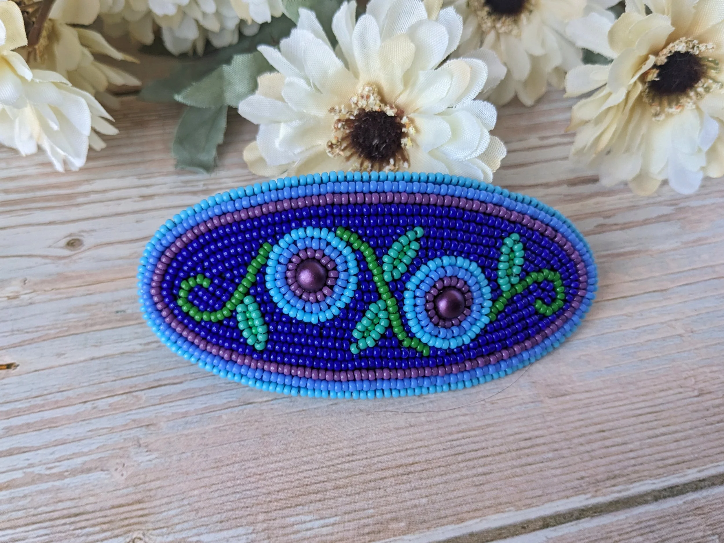 Flower hair clip