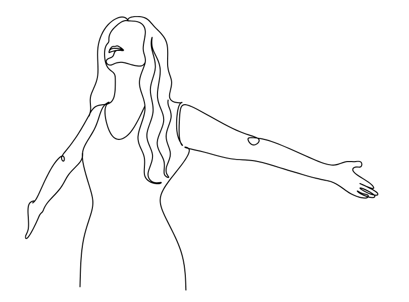 women midlife crisis lineart