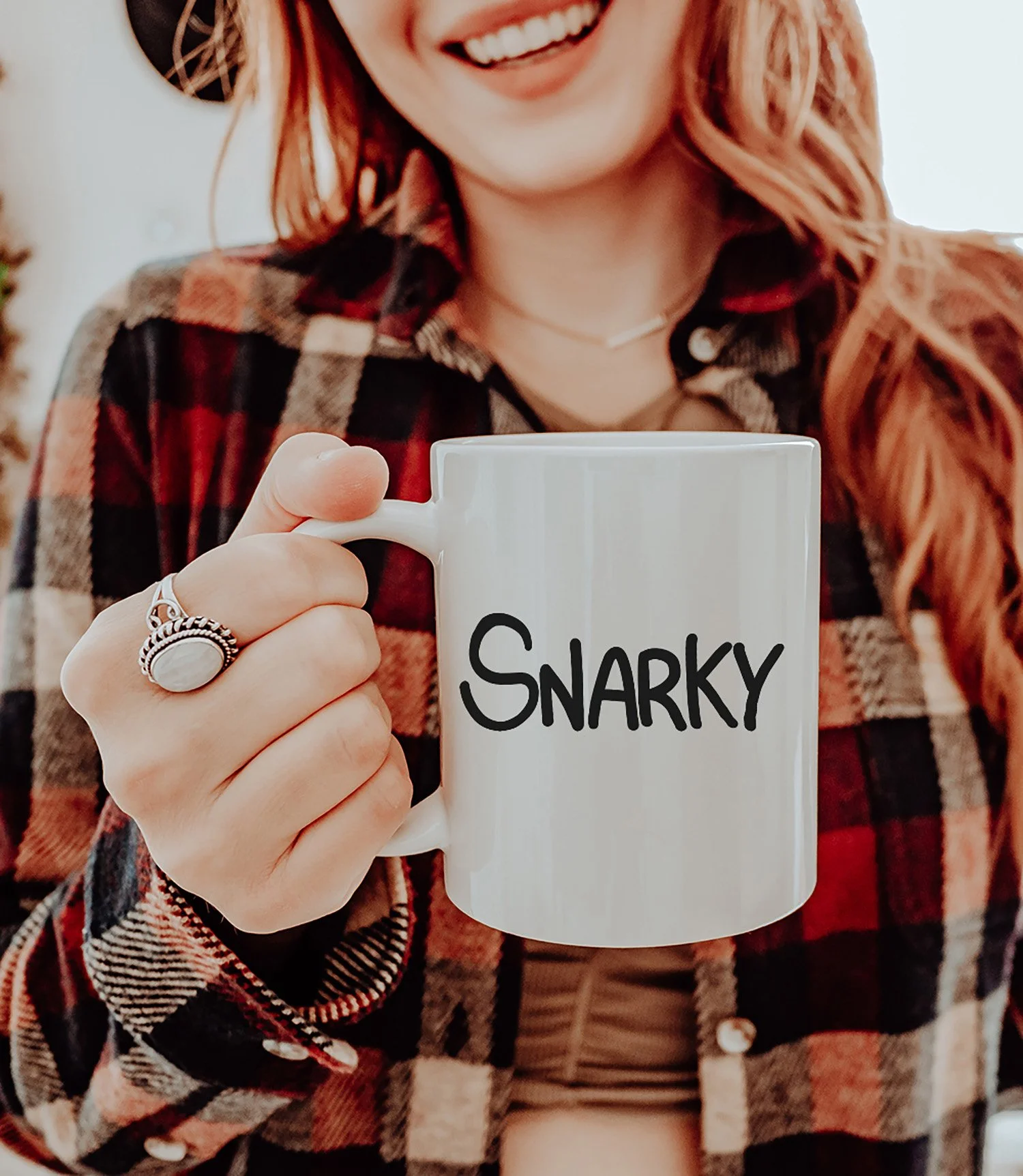 Hand-Lettered Black Ink Snarky Humor Color Morph Mug. Aleatha Cox Zazzle.