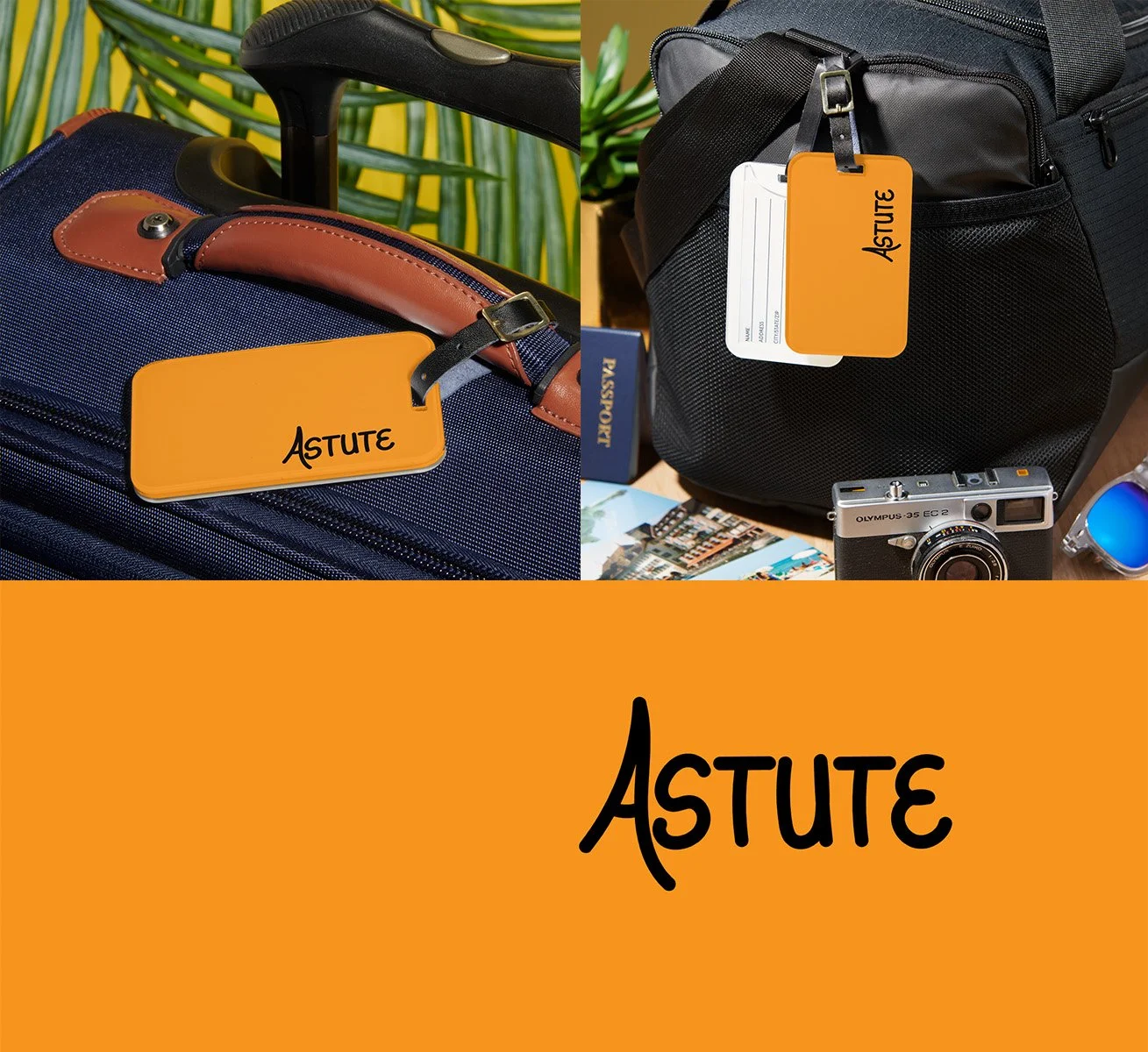 Zazzle Black unique Hand Lettered Vocabulary Astute luggage_Aleatha Cox2.jpg