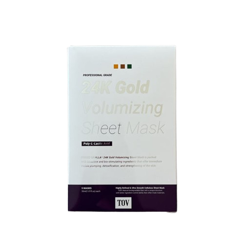 HOUSE OF PLLA® 24k Gold Volumizing Sheet Mask 5 Pack