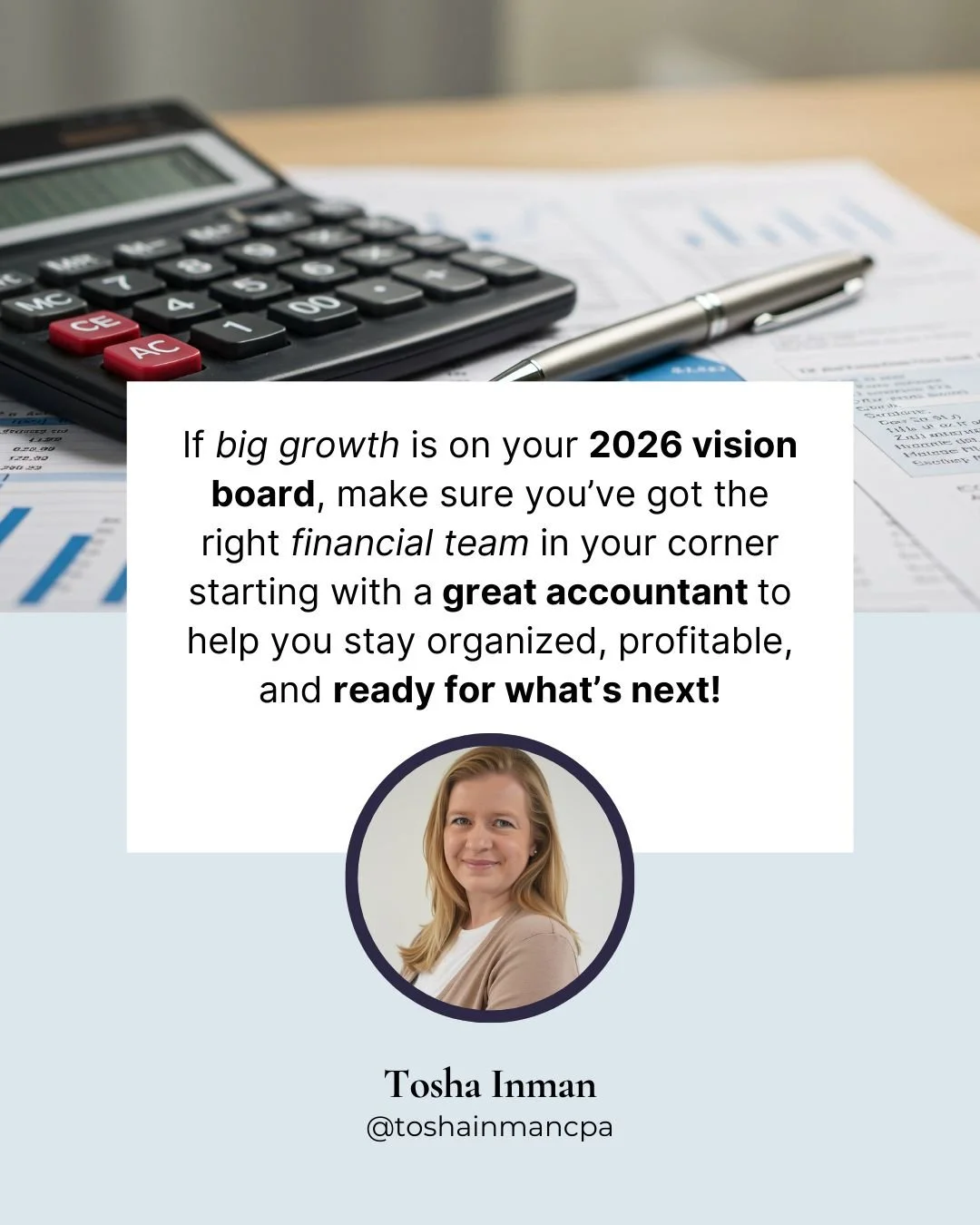 When you work with us, you get a team that actually understands your business. 

We help you stay on top of your books, simplify your systems, and make smarter decisions with real financial clarity not guesswork. 

If you&rsquo;re ready for support t