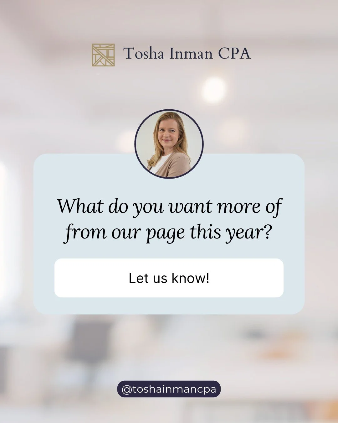 We want to hear from you!

What do you want more of from our page this year?

Your feedback helps us create content that&rsquo;s actually useful and relevant for you.

Drop your answer in the comments and let us know what you&rsquo;d love to see more