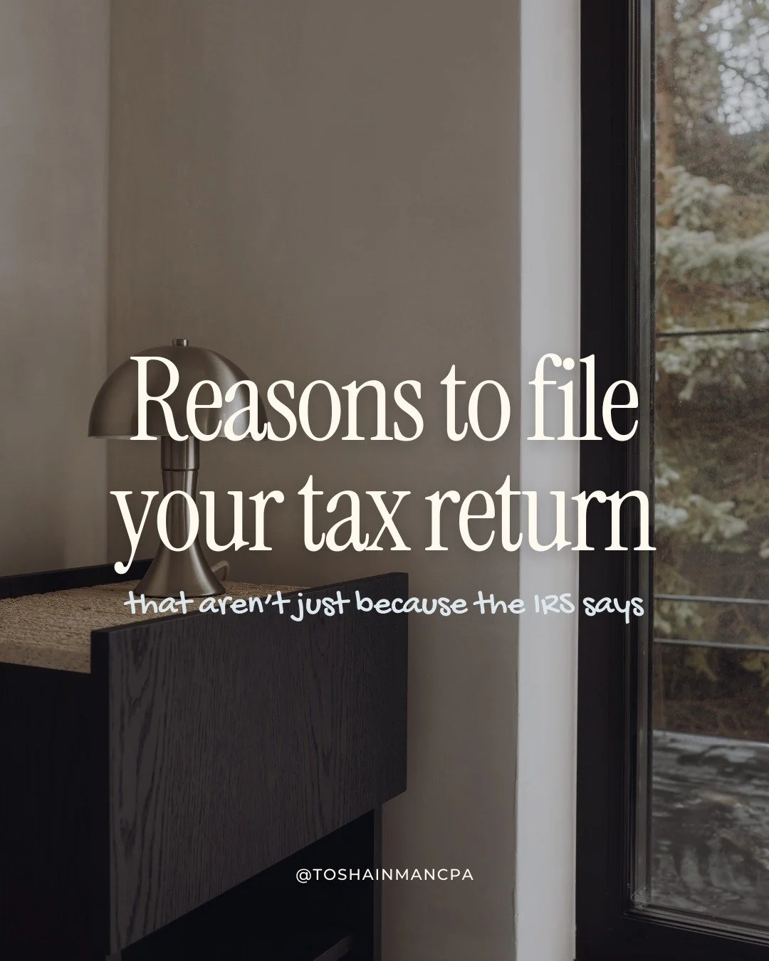 I personally think the threat of problems with the IRS is a scary enough reason to file your tax return, but there are some silver linings to filing, too!

Want some reasons that AREN'T just because the government told you so to file your return this