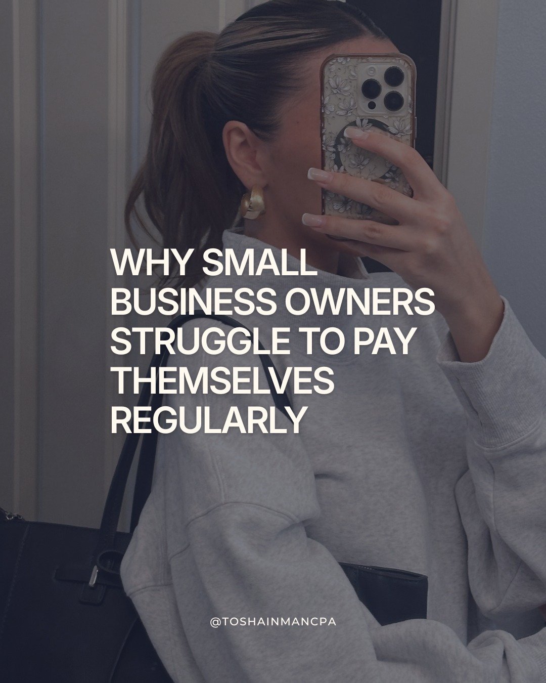 These are the most common DMs I get from small business owners about paying themselves:

"I want to pay myself, but I never know how much I'm going to make, and it's different every month."

"I can't afford to pay myself after paying a