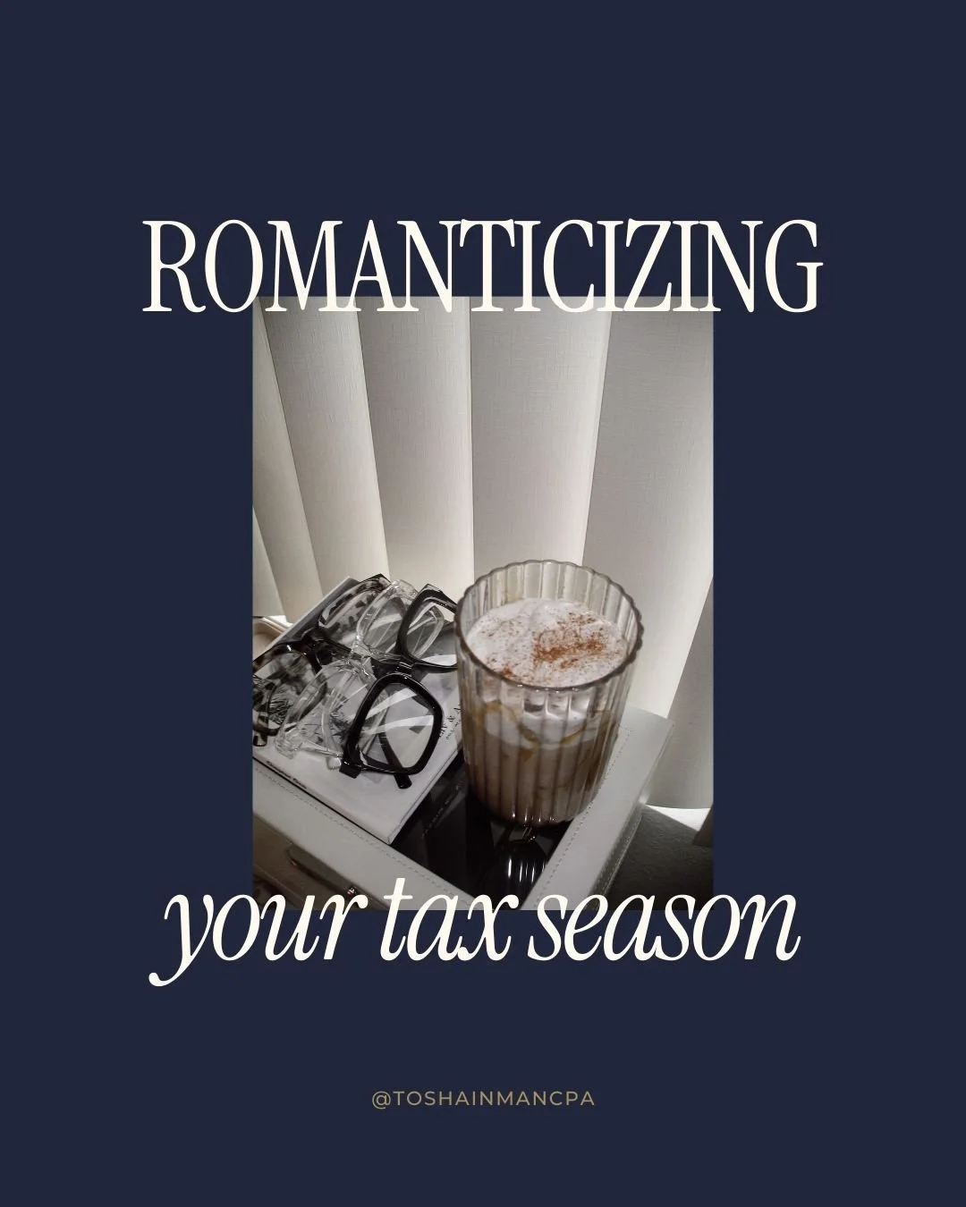 In the spirit of Valentine's Day this month, here's how I'd romanticize tax season to take it from your least favorite task to a little ✨celebration✨ of making money this year! 

Grab your favorite beverage, light a candle, and block off time one mor