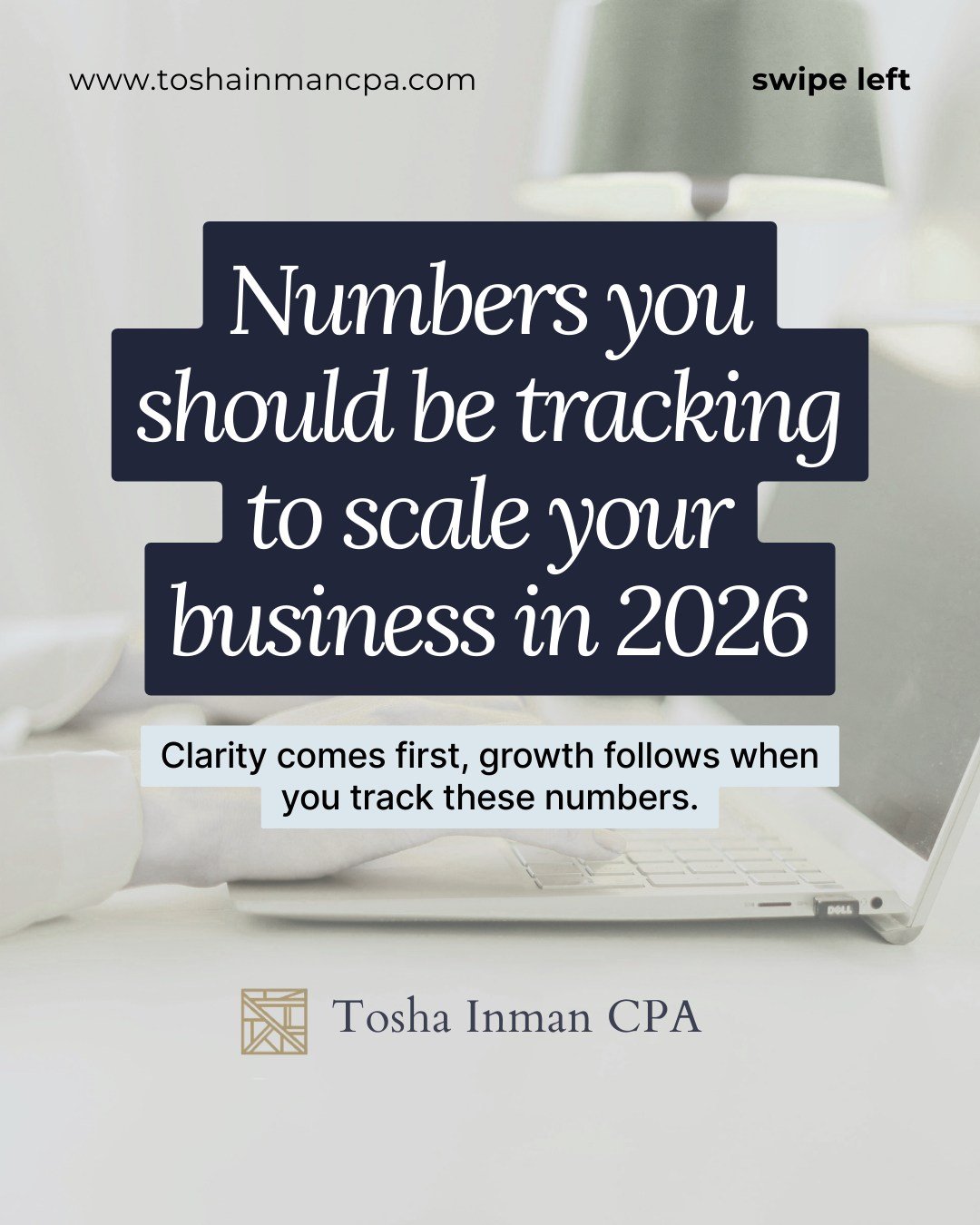 If you want to scale in 2026, start tracking these numbers now. 

We help build better systems, get clear on your financials, and keep you on track to meet your goals financially.

Book a call to see how we can work together.

https://www.toshainmanc